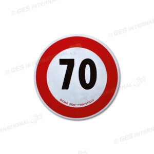 DISCO VELOCITA' 70 KM/H DIAM 200 MM OMOLOGATO