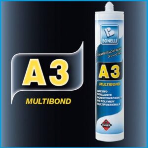 SIGILLANTE INCOLLANTE A3 MULTIBOND GRIGIO CARTUCCIA 290 ML BONELLI