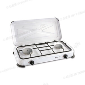 FORNELLO SMALTATO BIANCO 2 FUOCHI GPL