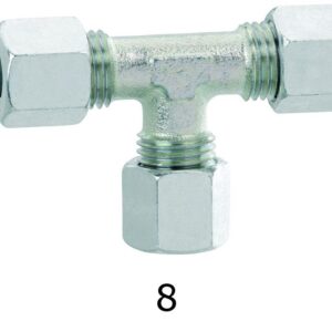 RACCORDO A T RIDUZIONE 10X8X10