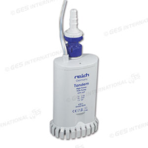 Pompa a immersione Twin 19 L/min con valvola di non ritorno Reich