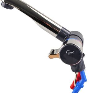 RUBINETTO MISCELATORE AUT. LONDON NERO/CR