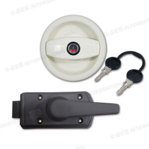 SERRATURA EUROPA BIANCA C/MAN SX CON CHIAVE