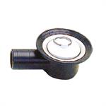 PILETTA VALVOLA SCARICO A GOMITO CON FILTRO 33MM. E TAPPO