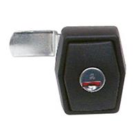 SERRATURA PUSH PER PORTELLONE BIANCA CON ROTORE E CHIAVI