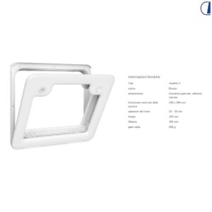 SPORTELLO WC THETFORD KASS MOD3 BIANCO